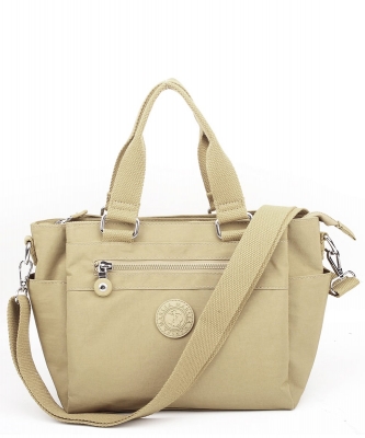 MARSEA Canvas Top Handle Satchel Bag NY2008 KHAKI